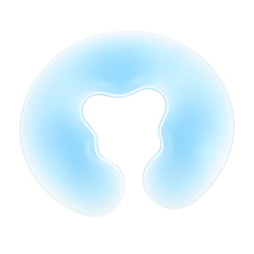 ELAYARD 美容院用防水シリコン字型フェイスダウン枕 顔 首 頭対応 硅??枕 洗濯可能 繰り返し使用可能 マッサージ用リラックスクッション