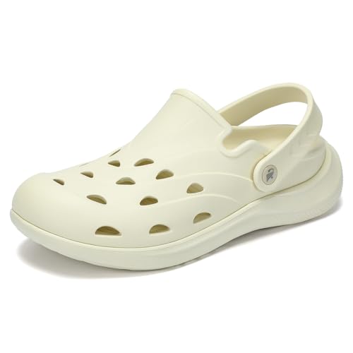 Image of Kricely Clogs for Men with Arch Support Shower Hiking Sandals for Beach Water, Recovery Plantar Fasciitis Orthotic Slides