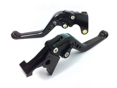 Pair Clutch Brake Levers Sbb Short Black For Yamaha R6S Usa Version 06 07 08 09 #TOP1