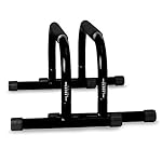 Lebert Parallette Bars – Heavy-Duty Bodyweight Training Equipment for Dips, Pushups, L-Sits & Core Workouts – Non-Slip Grips, 400 lb Capacity – Includes 2 Bars + 2 Workout Guides