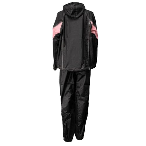Image of Milwaukee Leather Women's Motorcycle Hooded Water-Resistant Rain Suit for Outdoors