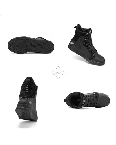 Borleni Winter Motorcycle Boots Street Riding Shoes Anti-Slip Outdoor Trekking Hike Work Shoes For Men thumb #3