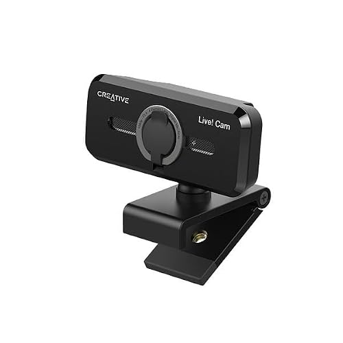 Live! Cam Sync 1080p V2 Full HD Webcam USB grandangolare con disattivazione automatica dell'audio e riduzione del rumore per videochiamate - Webcam - Immagine 3
