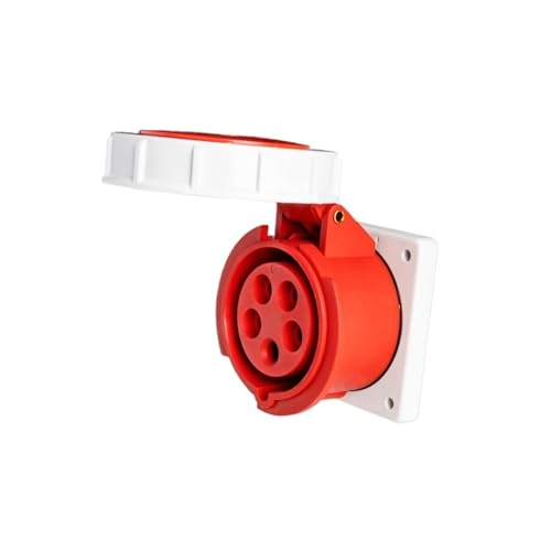 Connecteur industriel 5 conducteurs étanche IP67 16A avec prise droite encastrée - 2