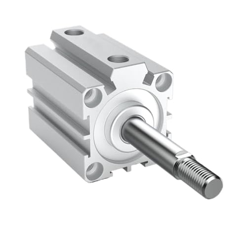 Vérin pneumatique compact SDA double effet pour automatisme précis - 2