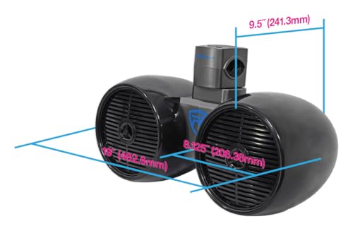 Rockville Bundle 6.5 pulg Wakeboard Tower Speakers y Amplificador miniatura 4