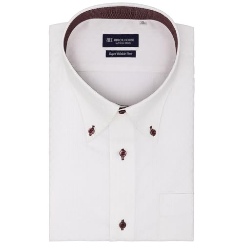 [BRICKHOUSE] ���C�V���c ���`�Ԉ��� �{�^���_�E�� ���� �`�Ԉ��� �傫���T�C�Y �����Y BM01J300AA43B1V-80 �s���N 3L�T�C�Y