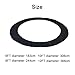 Trampoline Spring Cover, Waterproof Tear Edge Cover Springs Protection Pad Round Pad Trampoline Cover with Sponge for 6ft 8ft 10ft 12ft Replacement Surround Pad(Black,6ft 183cm)