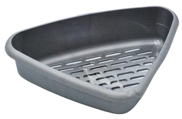 Amee houseware ltd TML Sink Tidy – Compact Sink Organiser for Kitchen Storage – Holds Sponges, Brushes, Soap, & More – Durable & Easy to Clean Container Design (Silver, Pack of 3)
