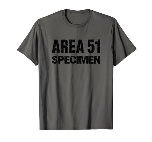 Cooles Halloween-Kostüm Area 51 Bräutigam Lake Roswell Alien UFO T-Shirt