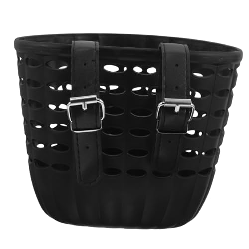 HEMOTON Bike Front Basket Durable Plastic Handlebar Storage for Boys Easy Install Accessory for Scooters Tricycles Balance Bikes for Snacks