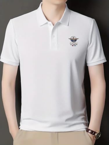 Image of GLASGO Men's Premium T-Shirt | Stylish Polo Tee for Men | Casual & Comfortable Fit 75% Cotton, 25% Blend Regular Fit | Trendy Men's TEE-Shirt | Polo
