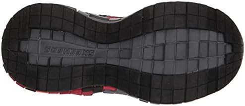 Skechers Kids Boy's Mega-Craft-Cubozone Sneaker, Black/Red, 12 Little Kid | Image 3