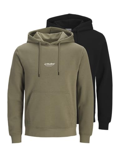 Sweat à capuche Jack & Jones Jjesoho lot de 2 sweats en coton doux homme
