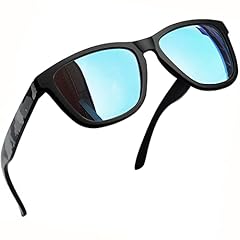 Black Camo Mirrored Light Blue