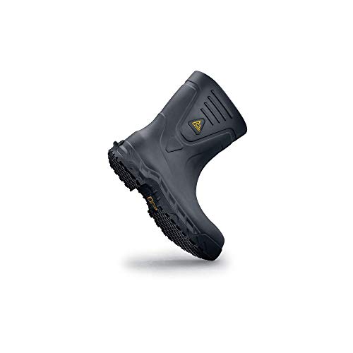 Shoes For Crews Bullfrog Pro Ii, Men's, Women's, Unisex Slip Resistant, Water Resistant Work Boots, Black, Men's Size 10/ Women's Size 12 #TOP7