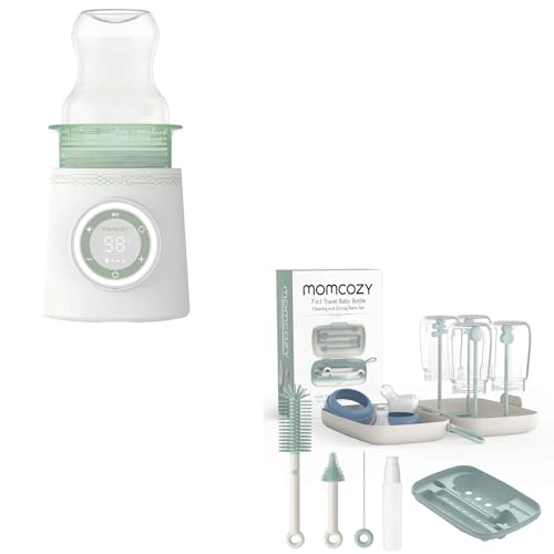 Image of Momcozy Portable Bottle Warmer & Momcozy Bottle Brush Set