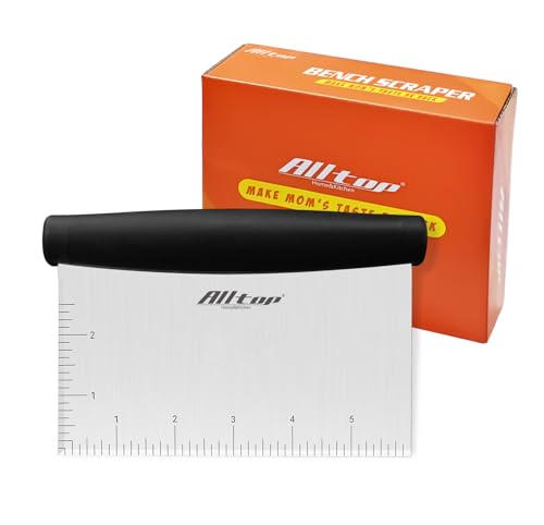 ALLTOP Bench Scraper & Chopper for Kitchen - Ideal Baking