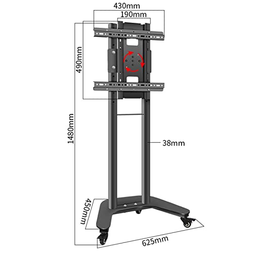 Soporte móvil para TV de 32 a 60 pulgadas ajustable miniatura 2