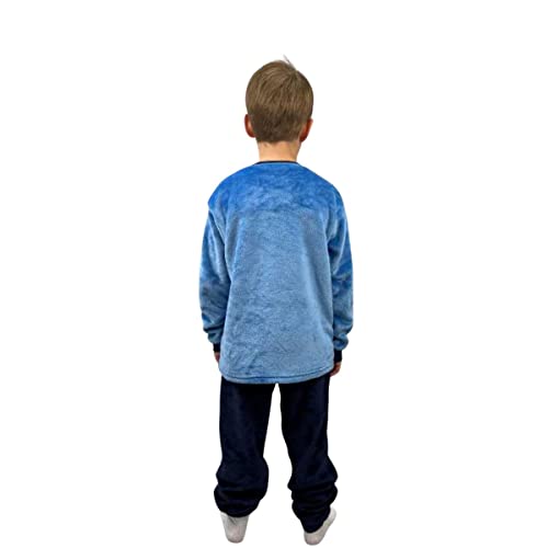 Pijama Inverno Fleece Soft Plush Quentinho O Melhor Infantil (as2, numeric, numeric_6, regular, Azul