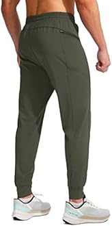 G Gradual Men's Joggers with Zipper Pockets