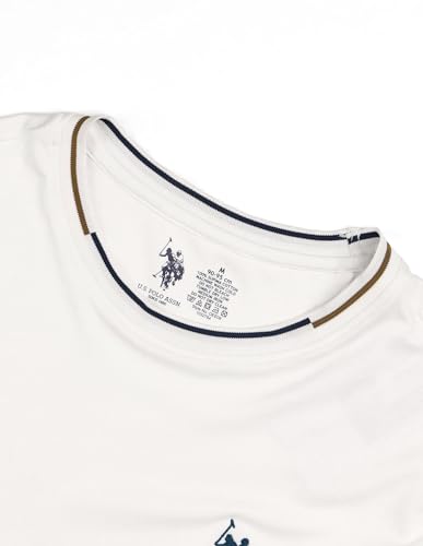 Image of U.S. Polo ASSN. Mens OEE08 Crew Neck Comfort Fit Lounge T-Shirt