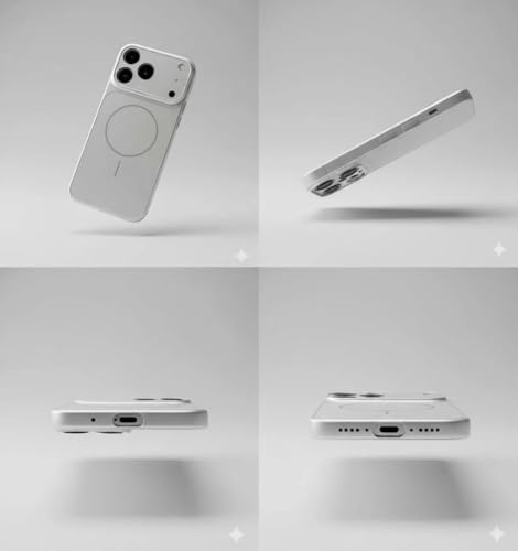 Image of for iPhone 17 Pro Max |Convert to 17 pro /17 Pro Max Style Premium Back Glass Magsafe Wireless Charge Converter Cover for iPhone 17 Pro Max |Convert to 17 pro /17 Pro Max (Silver)