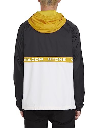 Image of Volcom Men's Rexton Jacket - Modern Fit Lightweight Zip-up Jacket Adjustable Hood, Everyday Outerwear