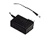 Mean Well SGA25U12-P1J Slim Wall-Mount Power Adapter, 12 Volt, 2.08 Amp, 25 Watt, 2.97" L x 1.26" W x 1.87" H, Black