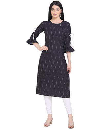 Image of LookMark Women's Crepe Regular Kurta
