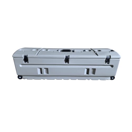 DuHa 70105 Tote Gun and Gear Truck Storage Box | Portable Rolling Toolbox or Gun Case for SUV's, UTVs, Pickup Trucks, and More | Destroyer Gray Heavy-Duty Multifunctional Organizer | Made in the USA