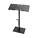 On-Stage KS6150 Compact MIDI/Synthesizer Utility Stand (for Small Keyboards,Mini Synths,Effects Processors,Samplers,Tablets,DJ Mixers & More, Ergonomic, Capacity 35LBs, Adjustable, Black)