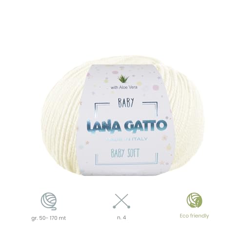 Kit 10 gomitoli per maglia, 100% Pura Lana Vergine...