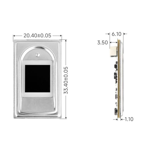 Module empreinte digitale capacitif sécurisé pour coffrets luxe