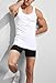 Kenneth Cole Men's Tank Top Undershirt -100% Cotton Tagless Ribbed A-Shirt Tank Top - 4 Pack Undershirt for Men (S-XL), Size Medium, BlackWhiteHeather GreyHeather Grey Pack