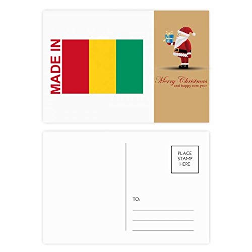 Cartes postales Made in Guinea Love Père Noël en lot de 20 unités