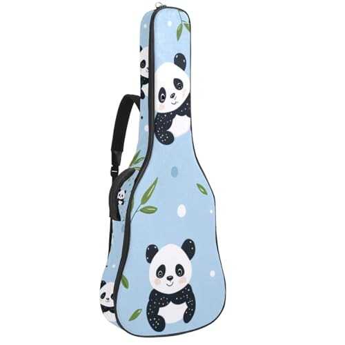 Housse guitare acoustique originale motif panda pour cours et répétitions