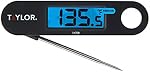 Taylor Digital Compact Folding Thermometer with Blue Backlit Display