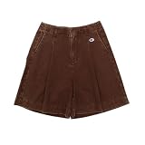 [チャンピオン] ハーフパンツ ボトムス ショートパンツ コットンツイル 綿100％ ストーンバイオウォッシュウエストドローストリング スラッシュポケット フロントジッパー 4ホールボタン ショーツ WOMEN'S CASUAL CW-D501-870-M