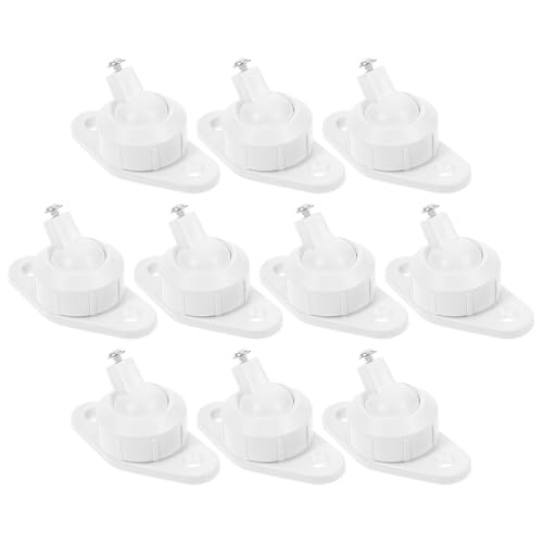 OATIPHO Soporte Metálico de Pared para Sensor de Alarma Infrarroja Ajuste Multiángulo 10 Piezas para Sistemas de Seguridad Domésticos Montaje Interior Paredes y Techos