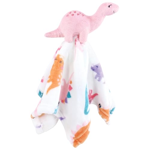 Image of Hudson Baby Unisex Baby Animal Face Security Blanket, Cute-A-Saurus 3-Pack, One Size
