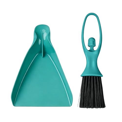 Generico Mini escoba y kit de herramientas para escoba portátil de mano | Juego de cepillo y para encimeras, para aula, baño, dormitorio, salón, tocador, casa, cocina, oficina o mesa