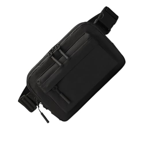 Riñonera para teléfono, resistente al agua, para correr, senderismo, playa, vacaciones, parque al aire libre, ejercicio, desplazamientos y otros, 7.87 x 5.51 x 1.18 pulgadas, Black, Consulte la