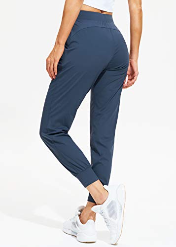 Image of Libin Women's Joggers Pants Athletic Casual Sweatpants Petite /Regular /Tall | Running, Workout, Gym, Yoga, Lounge, Travel, Golf Clothes with Pockets, 4 way stretch, Tapered, Dance Trousers