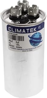 12978 - ClimaTek Upgraded Dual Round Capacitor Fits Jard - 40 + 3 uF MFD 370 440 Volt VAC