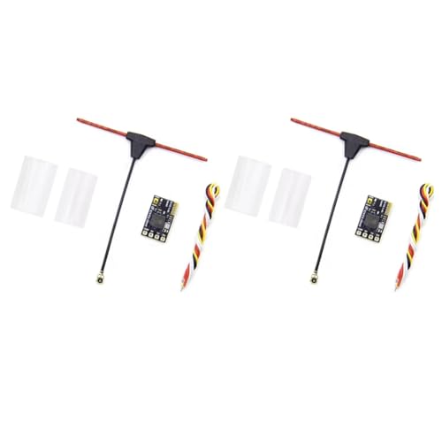Unteryuu(�E���e�����E) 2�� ELRS��M�@ 2.4GHz NANO ExpressLRS ��M�@ CRSF�ARC FPV�g���o�[�V���O�E�h���[�����i�pT�^�A���e�i�t��