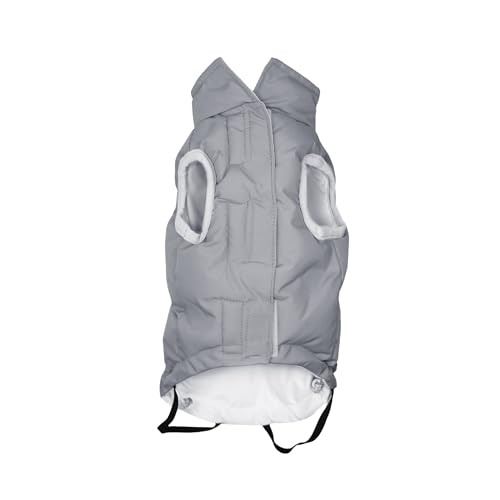 Record - Sofi Dog Coat Romantic Style Waterproof Dog Coat Padded Water Resistant with Velcro Closure and Leash Hole - Image 3