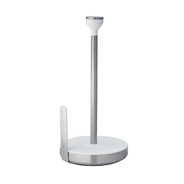 KitchenAid - Paper Towel Holder, Stainless Steel Paper Towel Holder Stand with Weighted Base by KitchenAid - Used condition - CA$11.44