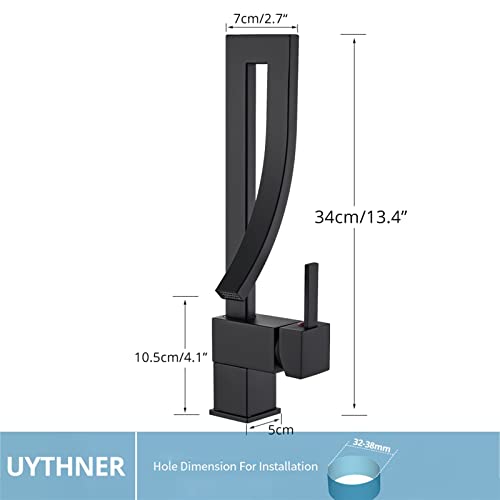 Robinet mitigeur de lavabo cascade pour éviter les éclaboussures - 6