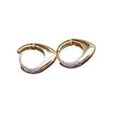 Korean New For Design Fashion Jewelry Two-Color Plated Simple Metal Ball Earrings Women's Daily Work Accessories